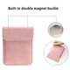 thumbnail image 4 of Methold Funda protectora para tableta Funda protectora Estuche de suministros de cuero Fuax Bolsa de inserción Bolsas ligeras para accesorios Computadoras de tableta Gris claro, 4 of 6