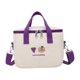 thumbnail image 2 of Bolsa de almacenamiento de almuerzo portátil aislada Mantener caliente Bolsa de aislamiento térmico impermeable Bolsa de almacenamiento Bento Violeta Gloria Titular de almuerzo, 2 of 9