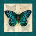thumbnail image 2 of Schlabach, Sue 12x12 Black Ornate Wood Framed with Double Matting Museum Art Print Titled - Silk Butterfly I, 2 of 4