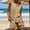 🔥 Khaki, variant on 2-Piece Fashion Women’s Round Neck Sleeveless Blouse and Loose Pocket Pants Set, Cotton Linen Blend, Relaxed Lightweight Loungewear for Summer or Everyday Comfort Pink M