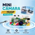 thumbnail image 2 of Premium Vintage Micro-Camera Charm 1920P HD Wearable Digital Photography Accessory with Artistic Decal for Designer Bags and Everyday Aesthetics, 2 of 9