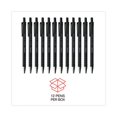 thumbnail image 6 of Ballpoint Pen, Retractable, Fine 0.7 Mm, Black Ink, Black Barrel, Dozen | Bundle of 5 Dozen, 6 of 7