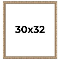 30x32 Frame Silver Real Wood Picture Frame Width 1.5 inches | Interior Frame Depth 0.5 inches |