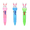 3Pcs, variant on Luoshdecor Easter 4-Color Retractable Pen - Mini Creative Planner Pen for Journaling & Stationery Gifts