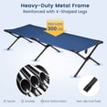 thumbnail image 3 of GVN Adults Kids Folding Camping Cot-Blue,Compact Camping Cot Backpacking Ultralight Folding Lightweight Cot Easy Set Up Heavy Duty for Outdoor Hiking, 3 of 8