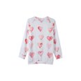 thumbnail image 1 of Family Matching Pullover Heart/Letter Print Round Neck Long Sleeve Blouse, 1 of 10