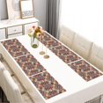 thumbnail image 2 of Orange Ethnic Rhombus Pattern Summer Placemats Table Placemats Set Of 6-Linen Kitchen Washable Placemats Table Mats 11.8"x17.7" Non-Slip Heat Resistant, 2 of 5