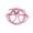Pink, variant on Heart Loop Drinking Straw With Box Cat Charm Reusable Sipping Straw For Home Party Daily Cocktail Cold Drink Use(Pink-10.8X5Cm)