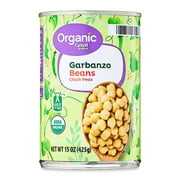 Great Value Organic Chick Pea Garbanzo Beans, 15 oz Can