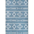 thumbnail image 2 of nuLOOM Annevoie Ethnic Symbols Indoor/Outdoor Area Rug, 5' 3" x 7' 6", Blue, 2 of 2