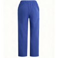 thumbnail image 5 of Busydd 2 Piece Scrubs for Women Set V Neck Short Sleeve Scrub Top and Straight Leg Pants Casual Comfortable Solid Color Workwear XL, 5 of 8