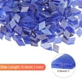 thumbnail image 2 of Uxcell 200g Mosaic Tiles Rhombus Shape Glass Mosaic Tiles Stained Mosaic Glass for Art Crafts DIY Projects Dark Blue, 2 of 5