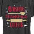 thumbnail image 3 of Instant Message - Baking Christmas Cheer - Women's Short Sleeve Graphic T-Shirt, 3 of 6