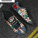 thumbnail image 1 of Doginthehole - Lindos zapatos de niña para mujer, antideslizantes, planos, informales, para correr, transpirables, con cordones, 1 of 6