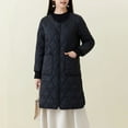 thumbnail image 1 of Birdeem Manteau Chaud pour Femmes avec Poches Col Rabattu Longue Veste Parkas d'Hiver, 1 of 1