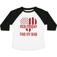 thumbnail image 3 of Inktastic Military Dad Deployment Red Friday Boys or Girls Toddler T-Shirt, 3 of 5