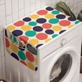 thumbnail image 1 of Abstract Washing Machine Organizer, Pattern of Watercolor Polka Dots Blots in Soft Colors Modern Grunge Illustration, Anti-slip Fabric Top Cover for Washer and Dryer, Multicolor, by Ambesonne, 1 of 1