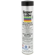 Super Lube 21036 Synthetic Grease (NLGI 2), 3 oz Cartridge, Translucent White, 1 pack