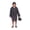Charcoal, variant on Allen & Mate Kids 100% Cotton Terry Hooded Towel Bathrobe with Pockets for Swim Beach and Pool, Ages 6-15 Boys & Girls