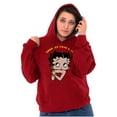 thumbnail image 3 of Betty Boop Cartoon Cute Motivational Hoodie Sweatshirt Women Brisco Brands S, 3 of 6
