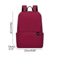 thumbnail image 2 of Xihbxyly Mochila Pequeña, Diseño de Color Sólido, Ligera y Duradera, Fácil de Limpiar, Perfecta para Preescolar y Días Informales, Correas Ajustables Cómodas, Ideal para Excursiones de Un Día, Tamaño, 2 of 6