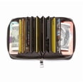 thumbnail image 2 of Credit Card Wallet, Zipper Card Case Holder for Men Women, 2 of 3