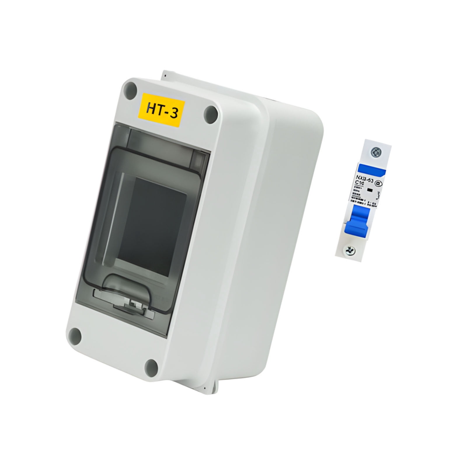 Water Resistant Mountable Electrical Panel Enclosure With 2 Position Current Interrupter For Indoor Outdoor Application