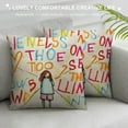 thumbnail image 3 of Leisuo Bible Verse Pillow Covers Cushion Case, Christian Gifts, Inspirational Quote white, 3 of 5