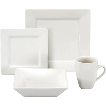10 Strawberry Street Nova Square 16-Piece Dinnerware Set