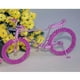 thumbnail image 2 of Juguete de Vehículos de Siomulación Modelo de Bicicletas en Miniatura Aluminio Decoración para Automóvil DIY Rosado Hugo Diecast Bicycle Toy, 2 of 9