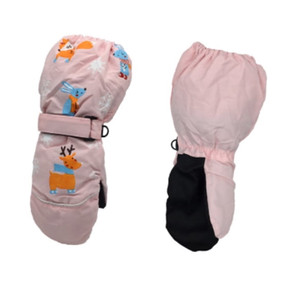 Wosthever 6 pares de mitones para niños, impermeables, cálidos, para invierno, dibujos animados, equipo deportivo, regalos, herramientas de Type3 NO3