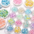 thumbnail image 5 of Xiao Hua Cuentas de arroz de vidrio (40 g) - Colores mixtos, opacas, transparentes, pequeñas cuentas de 2 mm. Kit para hacer pulseras, collares y pendientes. Suministros para tejer con cuentas. A004, 5 of 5
