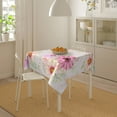 thumbnail image 6 of YFYANG Square Polyester Table Cloth, 54" x 54" Reusable Table Cover Kitchen Dining Room Watercolor Vintage Flower Decorative Tablecloths for Tables of 2-4 People, 6 of 8