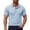 Light Blue&&100, variant on CONROSES Mens Short Sleeve Polo Shirts Jacquard Collared Buttons Polo Shirt for Men Casual Golf Shirts