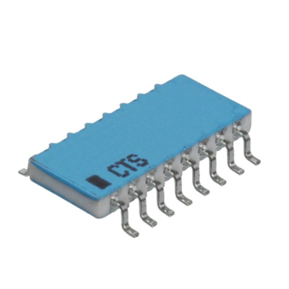 Pack of 7 767163105G Resistor 1M Ohm ±2% 200mW Power Per Element Isolated 8 Resistor Network/Array ±100ppm/°C 16-SOIC (0.220, 5.59mm Width)