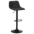 thumbnail image 1 of Bouclair Faux Leather and Metal Barstool, 1 of 6