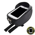 thumbnail image 4 of Bike Storage Bag Large Capacity Front Beam Phone Holder Waterproof Bike Phone Mount Bag with Touch Screen Pouch for Outdoor Cycling, 4 of 8