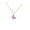 Purple, variant on Tyidzon Butterfly Pendant Necklace Retro Card Clavicle Chain Insect Animal Necklace for Women Friend Friendship Party Jewelry Gift