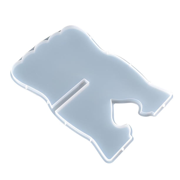 El Molde De Epoxi De Cristal Diy Es Flexible Y Duradero Por La Estantería Eid Al-Fitr Estante Para Libros Soporte En Forma De X Soporte De Música Para Piano Molde De Silicona Kearding HA019598-00