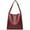 Red, variant on Leather Shoulder Bag,Solid Color Simple Shoulder Bag Crossbody Purse Bag for Women Simple Leather Shoulder Bag,Crossbody Purse for Women