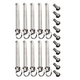 thumbnail image 1 of Miangastore 10 Sets Folding Fan Shaft Rivets And Nuts Handheld Fan Repairing Kit Hand Fan Fasteners, 1 of 9