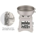 thumbnail image 4 of Portable Stainless Steel Firewood Stove - 6.5 x 4.5 x 7.1in Foldable, Windproof for Camping Barbecue & Outdoor Heating, 4 of 6