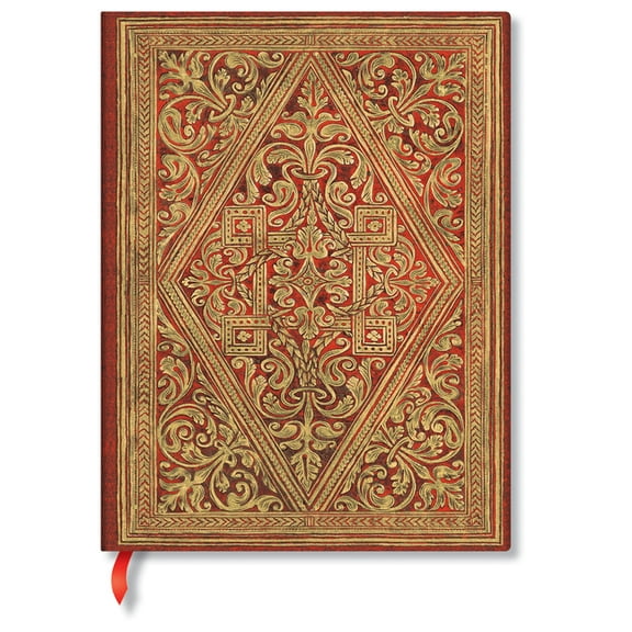 Paperblanks | Golden Pathway | Hardcover | Ultra | Lined | Elastic Band Closure | 144 Pg | 120 GSM (Diary)
