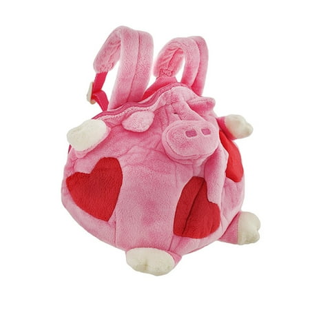 Happy House Children`s Fat Piggy Plush Mini Backpack