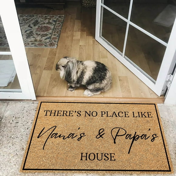 Carpet Geartop Home Doormat for Entryway—Grandparent with Funny Quote for Grandparents and Papa's Granny Grandma Doormat Welcoming Entrance Floor Mat for Indoor Use