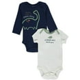 thumbnail image 2 of Carter's Baby Boys' 3-Piece Dino-Mite Layette Set Outfit - navy/multi, 3 - 6 months (Newborn), 2 of 3