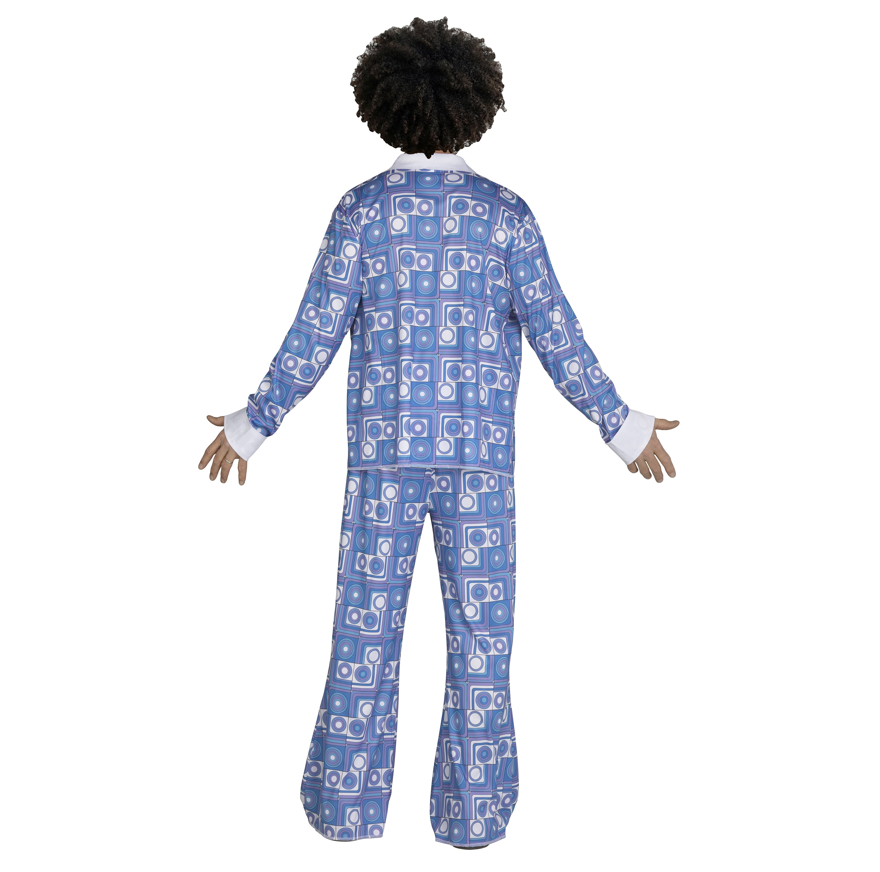 Disco Dude Halloween Costume for Adults, Men's Size L (36/38), by Way to Celebrate