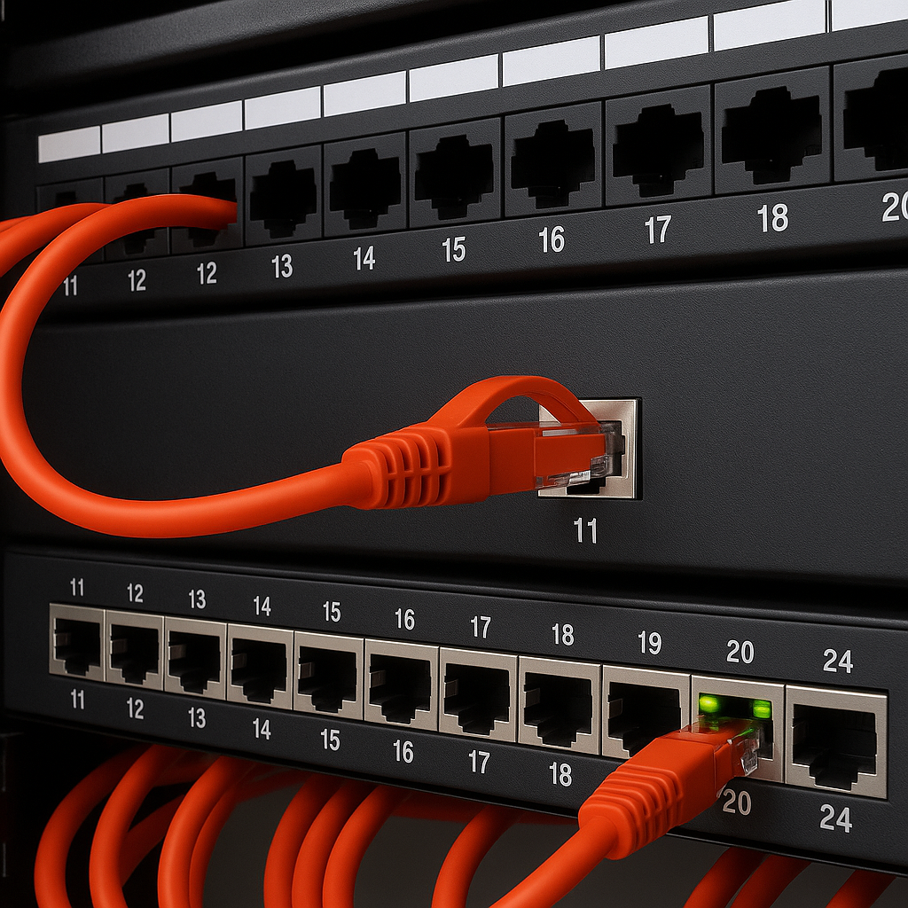 SANOXY 100ft Cat6a UTP 10G Ethernet Network Patch Cable Snagless 24AWG Bare Copper, Orange