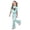 A01-Mint Green, variant on LRen Toddler Girl Outfits 2t Bow Short Sleeved T Shirt and Flare Pants Outfits Set Round Neck Loose Fit Girls' Two Piece Summer Set Preppy Clothes Valentines Day Classroom Gifts