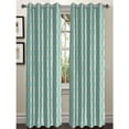 thumbnail image 2 of Wesley Faux Silk Grommet Curtain Panels, 2 of 6